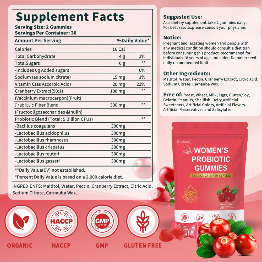 Womens Pro-Biotic Gummies