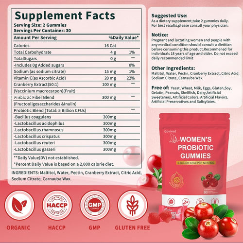 Womens Pro-Biotic Gummies